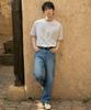 Wednesday Oasis [Atelier Standard] Half Round T-Shirt_Ivory(Wb6Tp43)