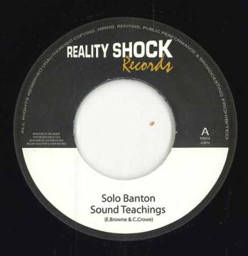 

7inch Record SOLO BANTON / KRIS CHEMIST - Sound Teachings / Dub Teachings RSR026 Reality Shock U 2025 UK Reggae, Ska & Dub