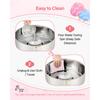 SucceBuy Cotton Candy Machine Commercial 1000W Electric Candy Floss Maker Easy Use with 15 Inch Stainless Steel Bowl for Kids