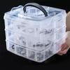Portable Clear Beaded Jewelry Storage Box