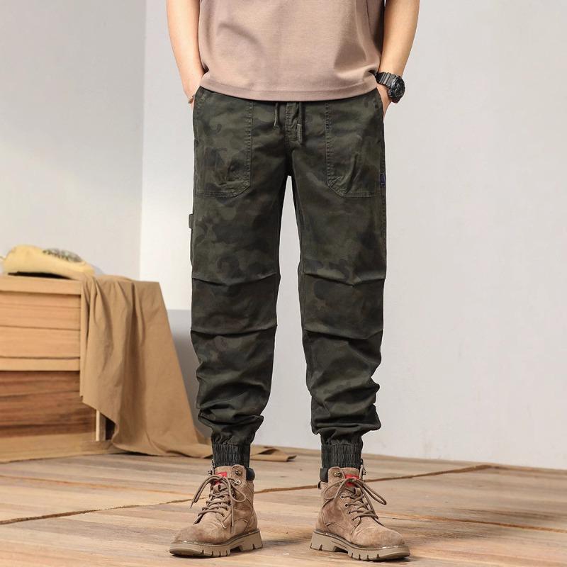 Camouflage Overalls Men's Loose Men's Trousers Trendy Pants Men's Casual Pants High-end Men's Clothing