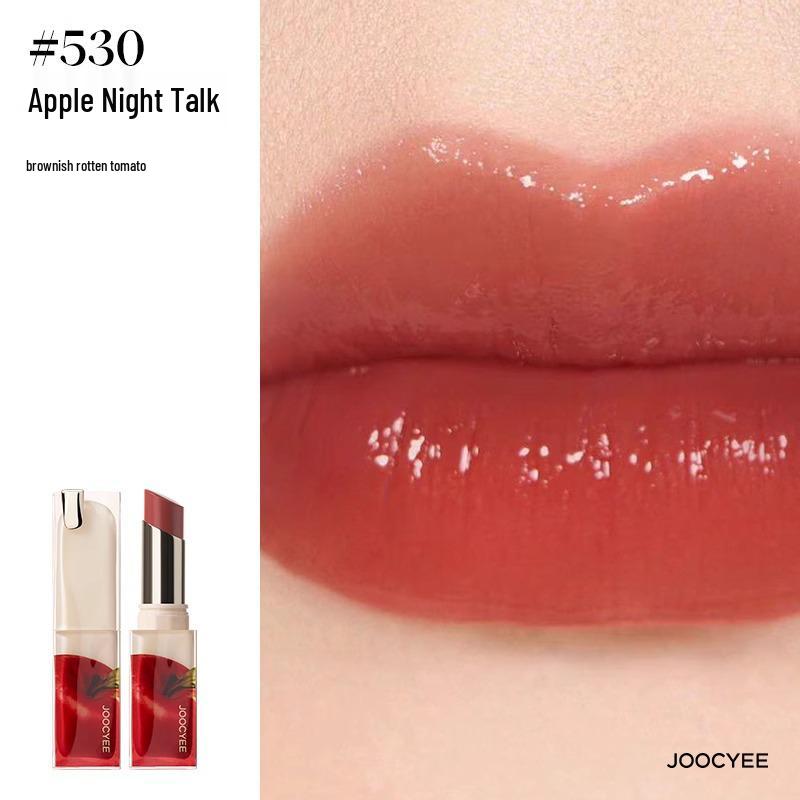 Joocyee Jelly Moisturizing Lipstick: Shiny, Whitening, Watery, Long-Lasting, Non-Drying Lip Balm & Gloss for Women