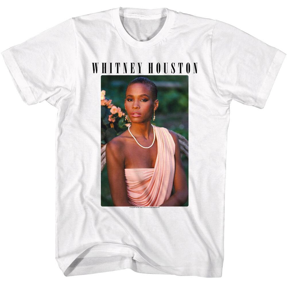 Whitney Houston Looking Like A Queen Men's T Shirt R & B Pop Music Merch
