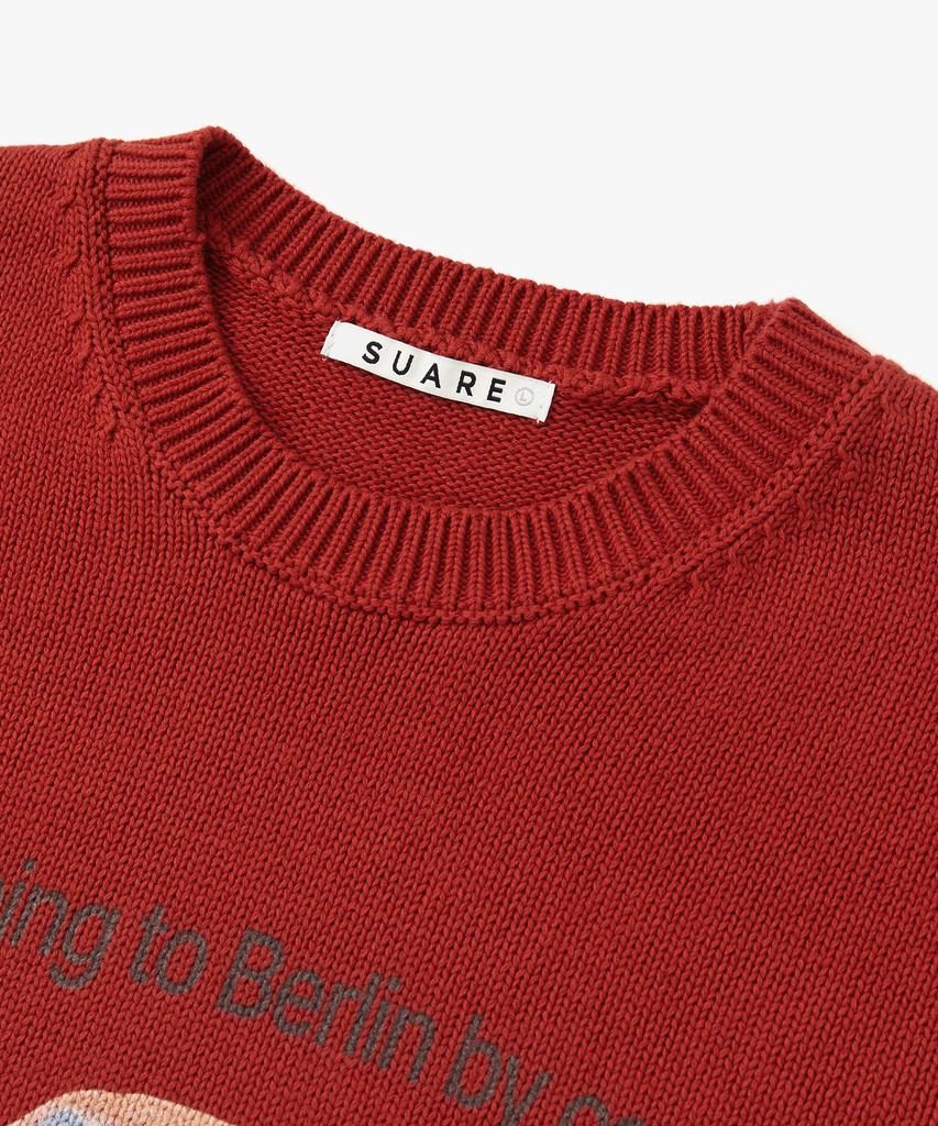 SUARE Cotton Berlin Car Graphic Knit - 3 Colors