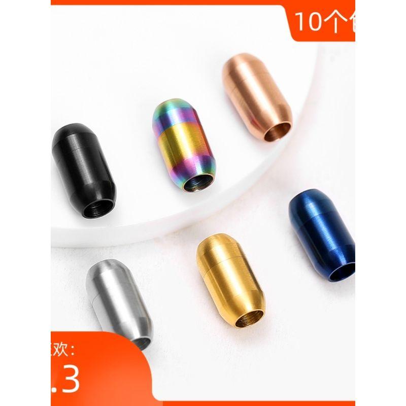 

DIY Stainless Steel Braided Rope Dragon Scale Ornament Magnetic Buckle Sand surface blue 4mm