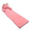 Foldable Sofa Cute Cartoon Shape Comfortable Multifunctional Kids Couch Fold Out for Home Kindergarten