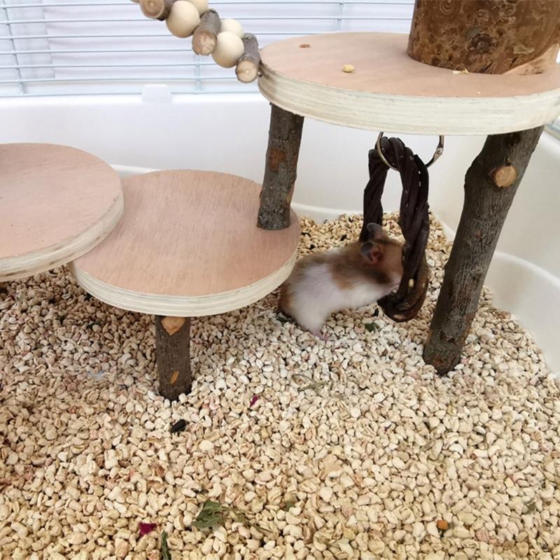 Durable Wood Hamster Toy Designed to Withstand Chewers and Provide Long Lasting Fun Any Hamster Habitat Entertainment