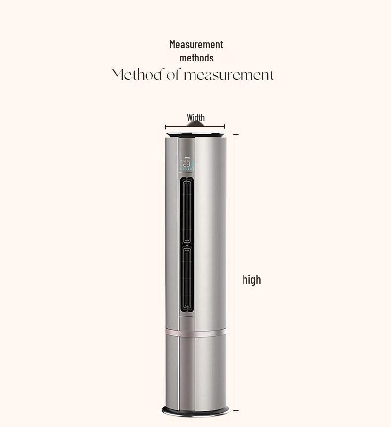 Cylindrical Vertical Air Conditioner Windshield – Anti-Direct Blow, No-Removal, Dust Cover Sleeve.