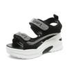 Fashion Sports Sandals for Women 2025 New Summer Fish Mouth Wedge Muffin Platform Daddy High Heels To Increase Women's Shoes
