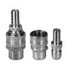American Standard 304 Stainless Steel 1/2" Male Thread Hydraulic Quick-Connect Fitting