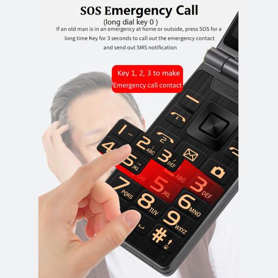 G10-C Keypad Phone High Resolution Dual Display Screen Dual-Card Dual-Standby Mini Large