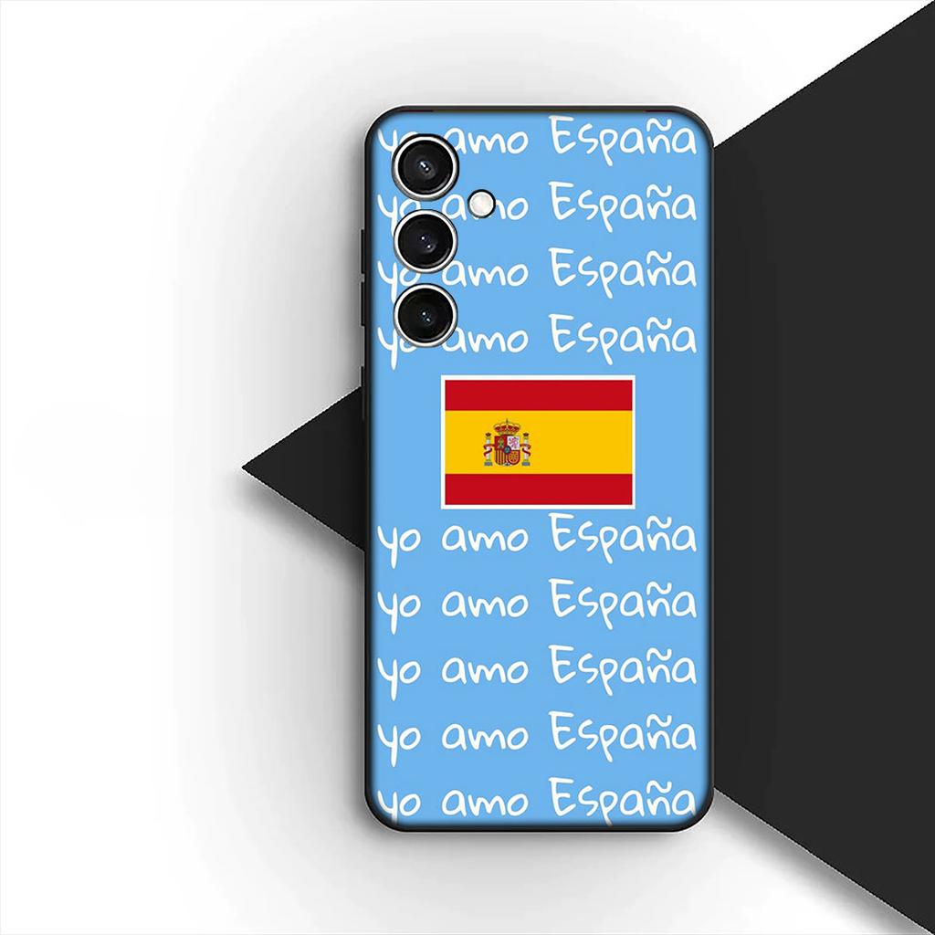 Soccer No 19 Spain Flag Football No19 Cover for OPPO A80 A40 A18 A16 A17 A15 A38 A78 A79 A54 A57 A58 A60 4G 5G Coque Phone Case
