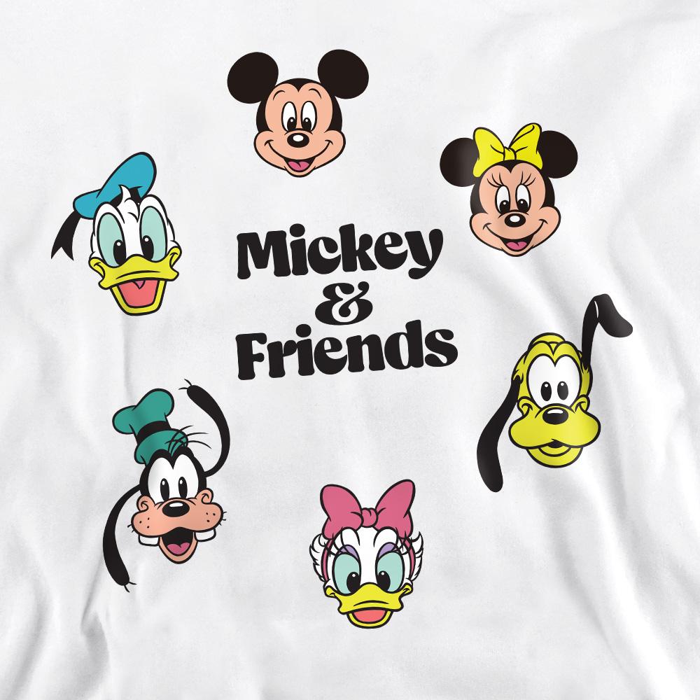 Mickey & Friends Unisex Adult Faces Sweatshirt