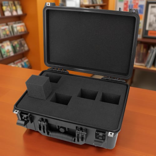 CASEMATIX Graded Card Case Pro Edition - Fits 120+ BGS/PSA Graded Sports Trading Cards, Waterproof Beveled Slab Trading Card Box, Precision-Cut Graded