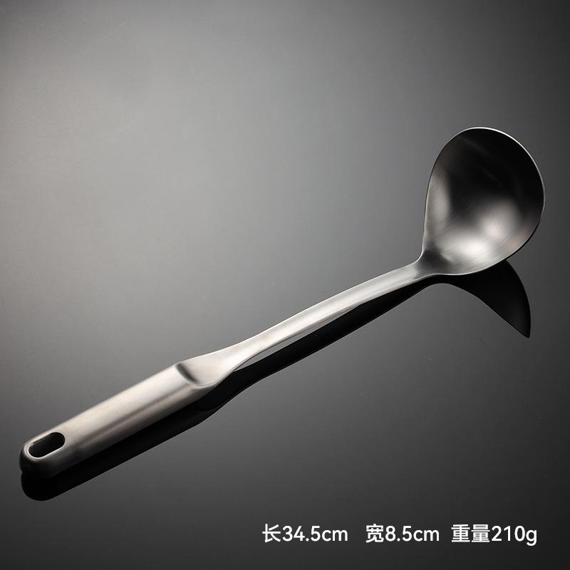 

304 нержавеющая сталь плоская полая ручка шпатель каша ложка шлифовка креативная новая кухня жареная лопатка подарок на новоселье Porridge spoon