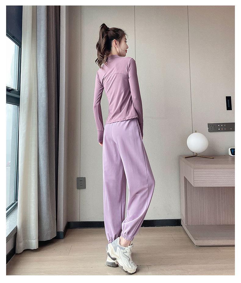 Women's 2024 Quick-Dry Sports Set: Morning Run, Hiking, Yoga, and Fitness Outfit