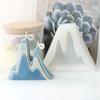 3D Mountain Peaks Silicone Candle Mold DIY Handmade Aromatherapys Plaster Resin Soap Making Supplies Home Decorations