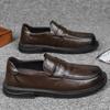Business Casual Leder Herrenschuhe Echtes Leder Oxford Schuhe für Herren Flats Schuhe