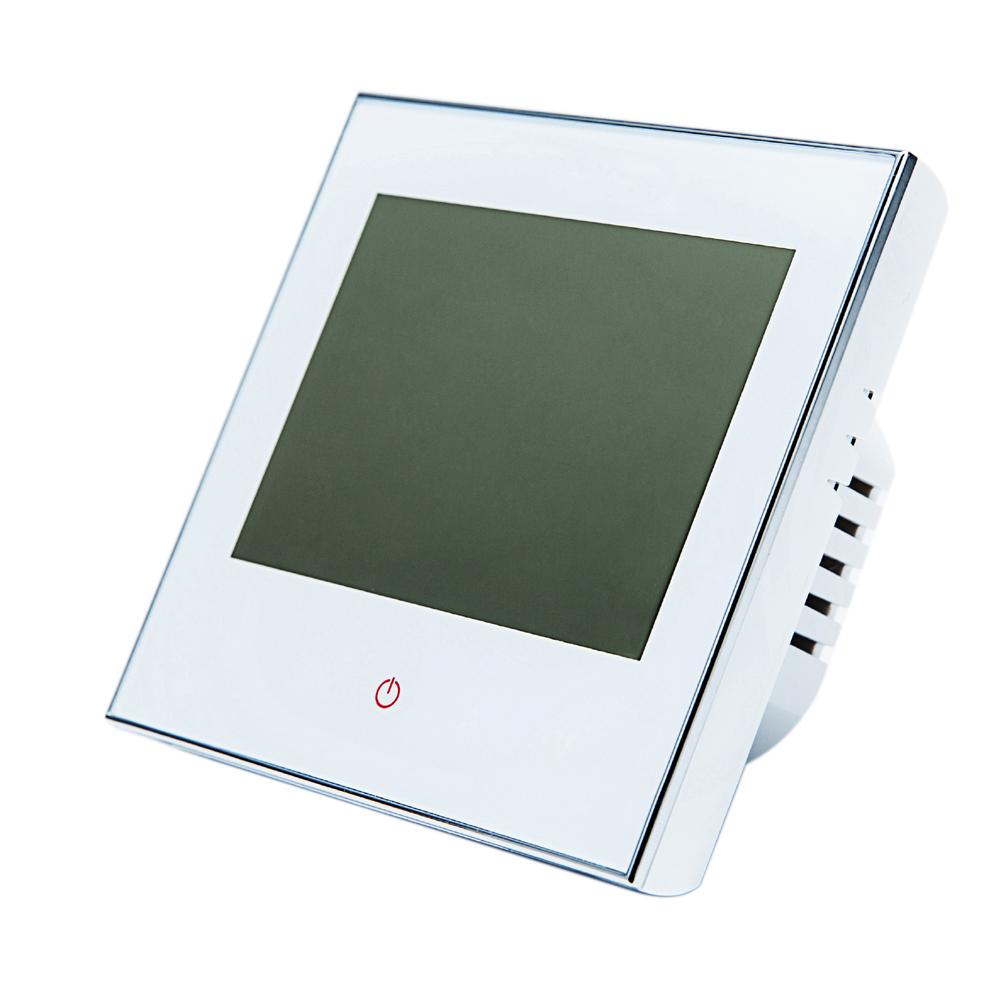 16A 95-240V Wöchentlich programmierbares LCD-Display T-Touchscreen Elektrischer Heizungsthermostat Raum