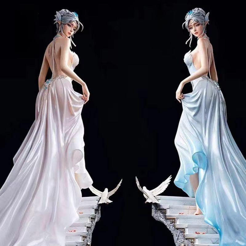 58cm Ghost Blade Hd Iceprincess Limited Edition Action Figures Gk Trendy Toys Desktop Ornaments Decoration Otaku Halloween Gift