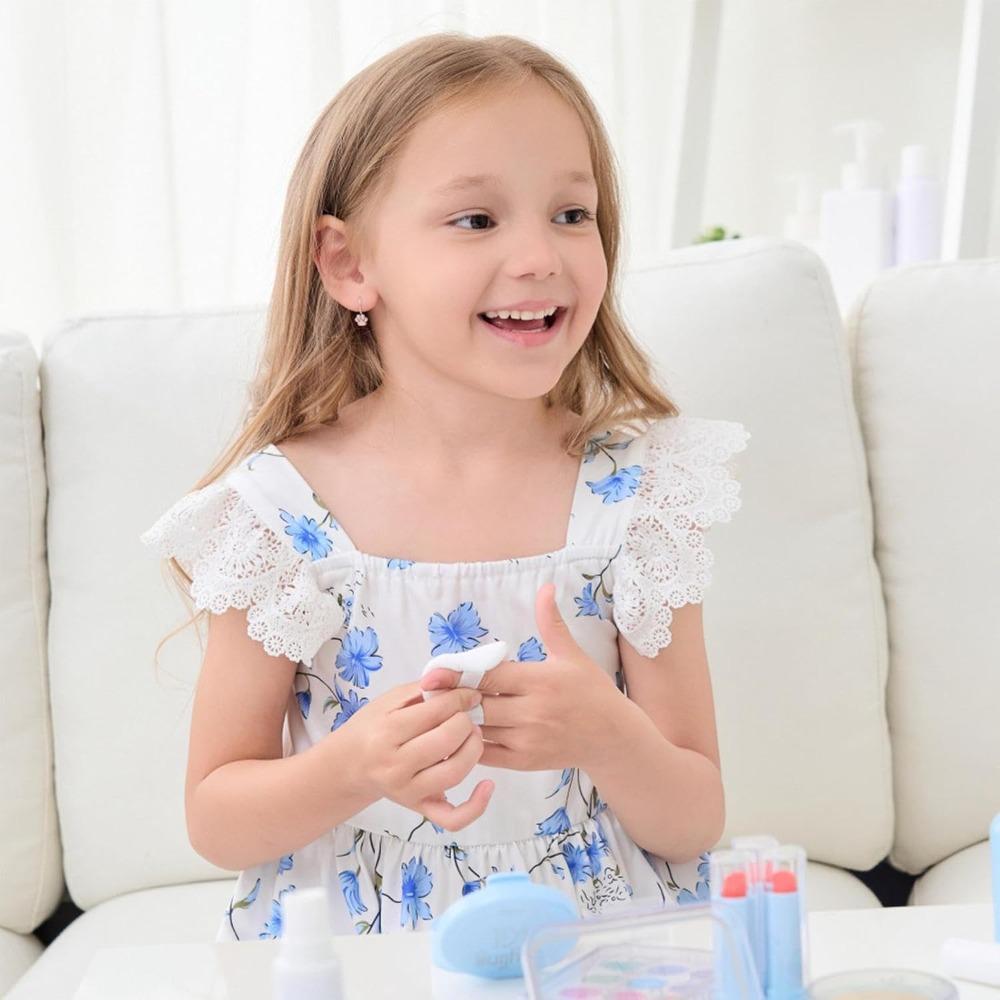 Beauty Salon Play Set Washable Makeup Kit Kids 3-5 Years Old Makeup Kit for Girls  for Kids