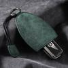 Universal Alcantara Car Key Bag for Men & Women, Compatible with Bentley, Hongqi, Lincoln – Fashionable Pull-Out Keychain.