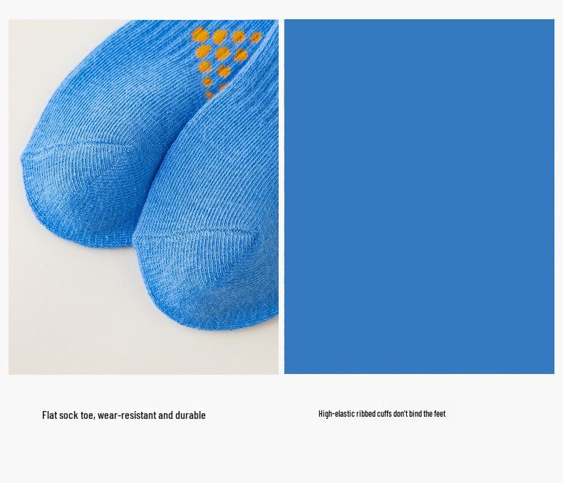 Șosete din Bumbac Până la Mijlocul Gambei pentru Băieți pentru Primăvară & Toamnă – Design cu Litere și Numere pentru Copii