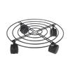 Plant Stands Indoor Metal Flower Pot Stand Heavy Duty Plants Holder With Four Wheels Plant Mobile Trolley For Corner Gardening