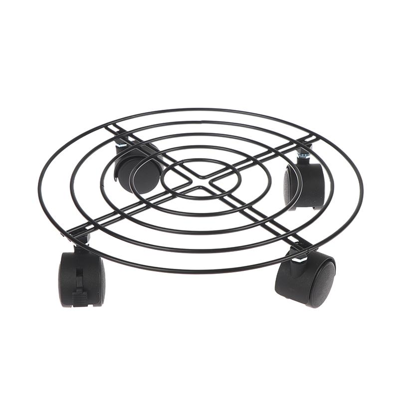 Plant Stands Indoor Metal Flower Pot Stand Heavy Duty Plants Holder With Four Wheels Plant Mobile Trolley For Corner Gardening