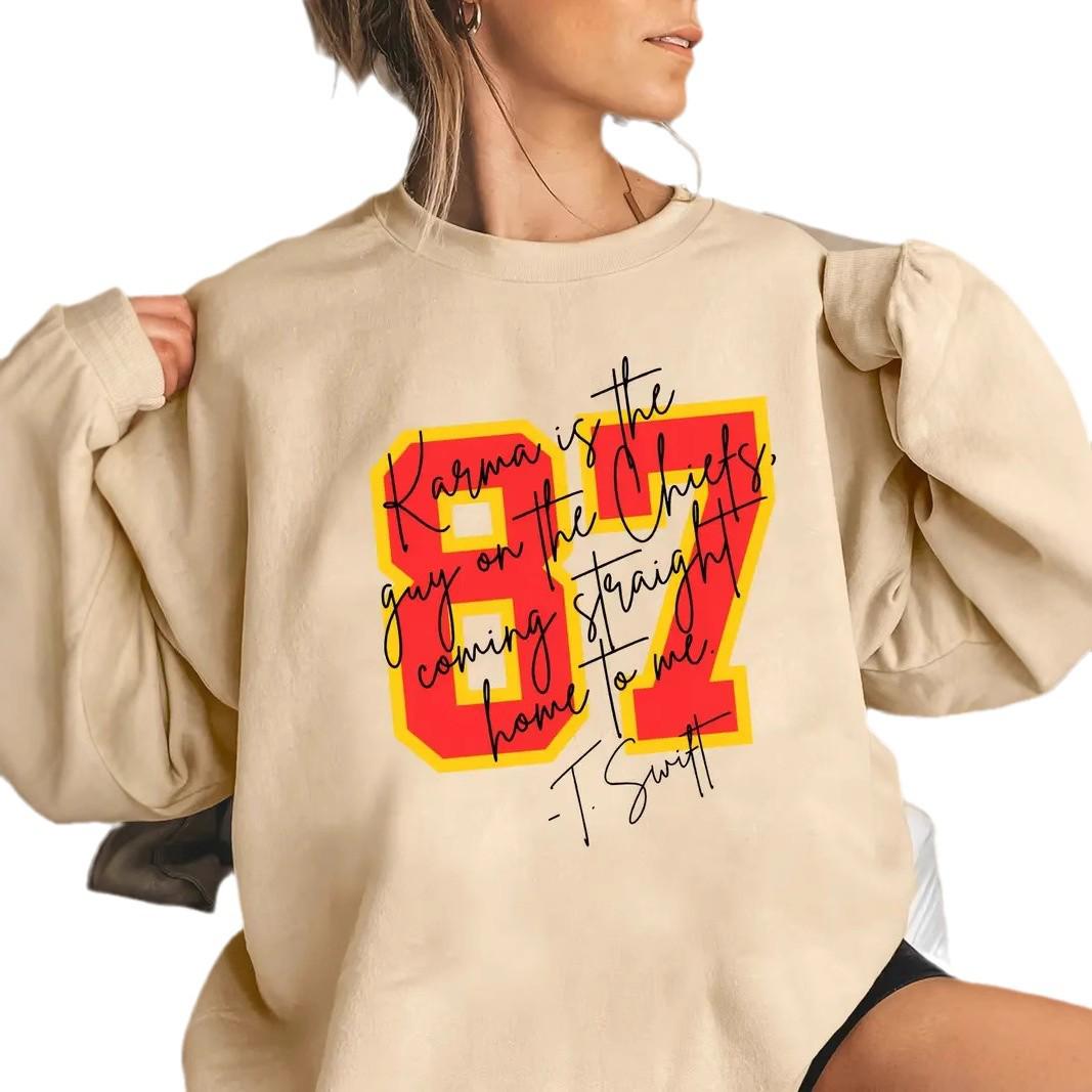 

Базовая толстовка с круглым вырезом из чистого хлопка большого размера с принтом - Длинный рукав для весны/осени XXXL хаки