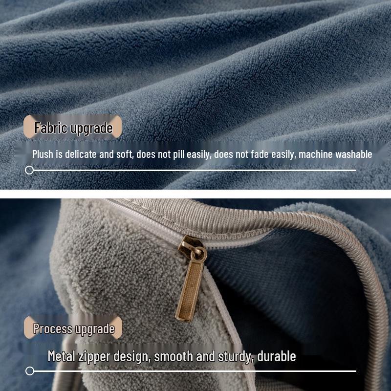 Korallfleece Milchsamt Bettbezug, Einzel 150x200cm, Winter Warm Verdickt.