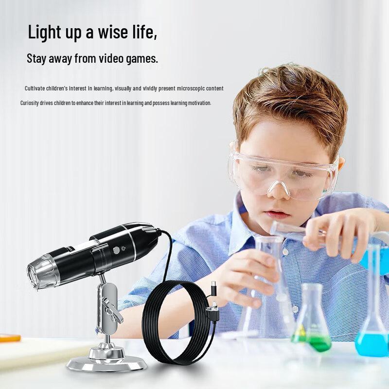 Miling 1600x USB Portable 3-in-1 Digital Microscope with Stand