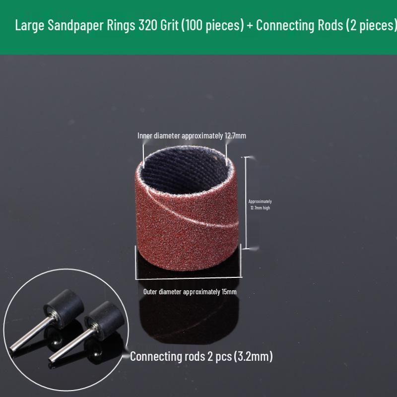 Electric Grinder Sanding Ring & Polishing Tool for Metal, Wood, and Rust Removal