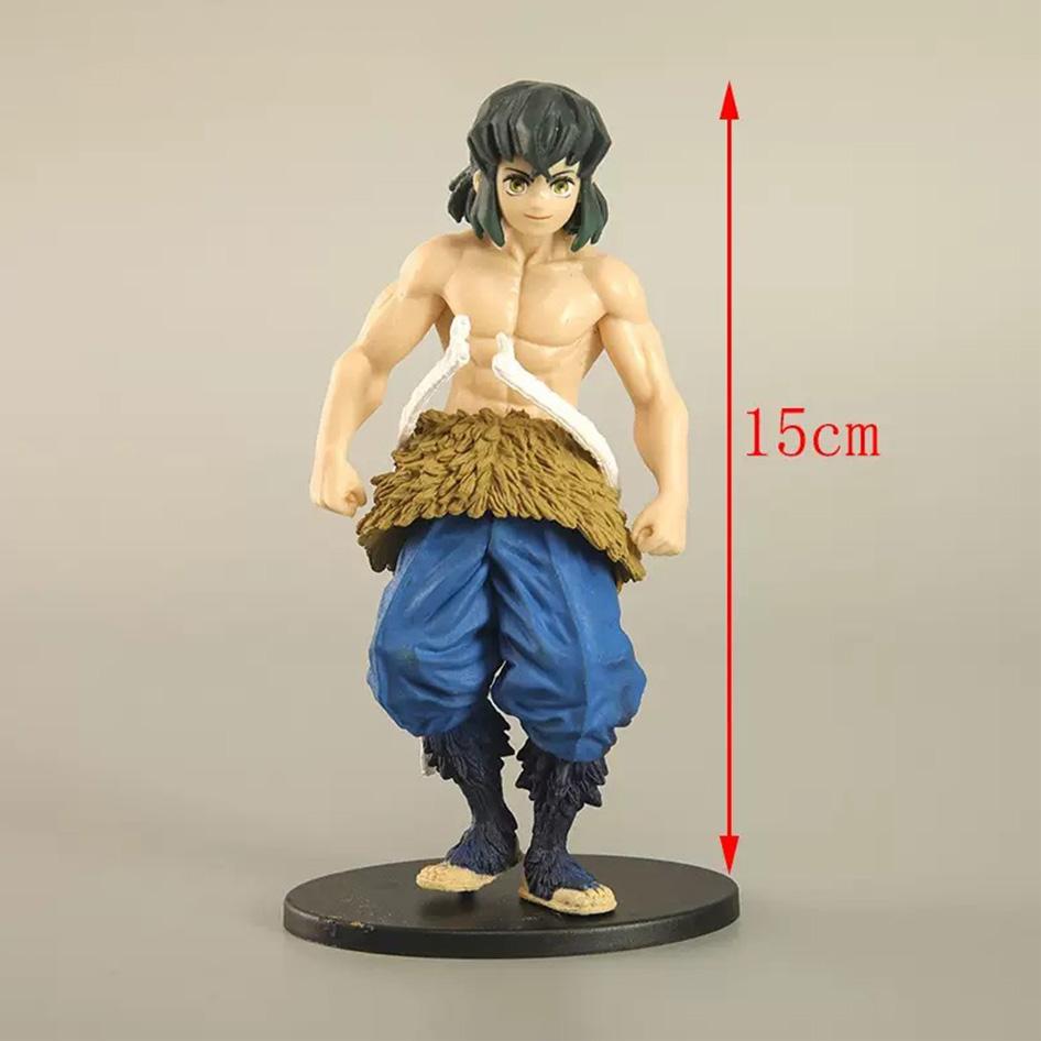 Anime Demon Slayer Figure Kamado Tanjirou Nezuko Action Figures PVC Model Toys Zenitsu Figurine Inosuke Kimetsu No Yaiba Figura