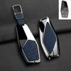 Zinc Alloy Car Key Case Fob For Mg One    Remote Protection Cover Shell Keychain Ring Holder In