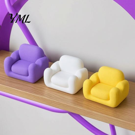 Kreatives Büro-Schreibtisch-Ornament Mini-Sofa-Telefonständer, Niedlicher couchförmiger Halter, Praktischer Freihand-Video-Betrachter Dekorativer Desktop-Smartphone-Ständer