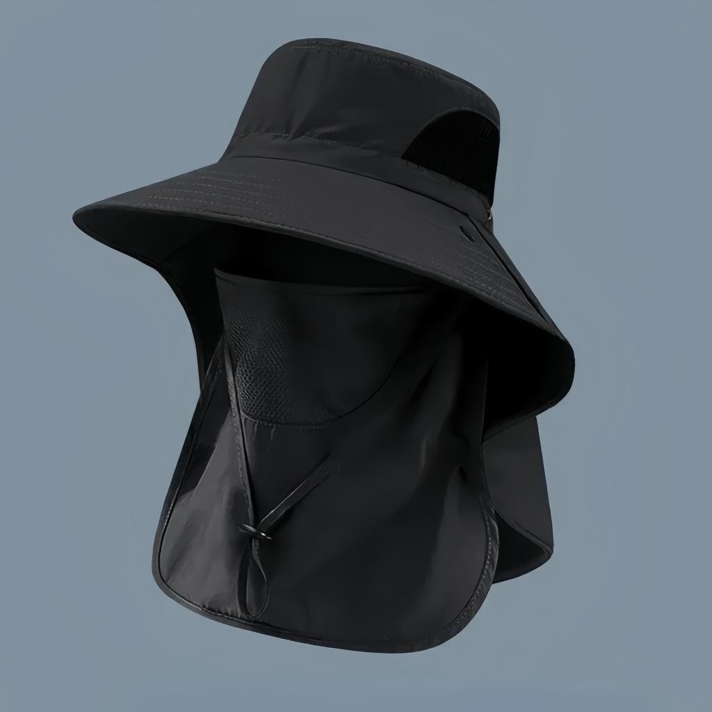 Summer Sun Hats Fisherman Hat UV Protection Outdoor Hunting Fishing Cap for Men Women Hiking Camping Visor Bucket Hat Neck Flap