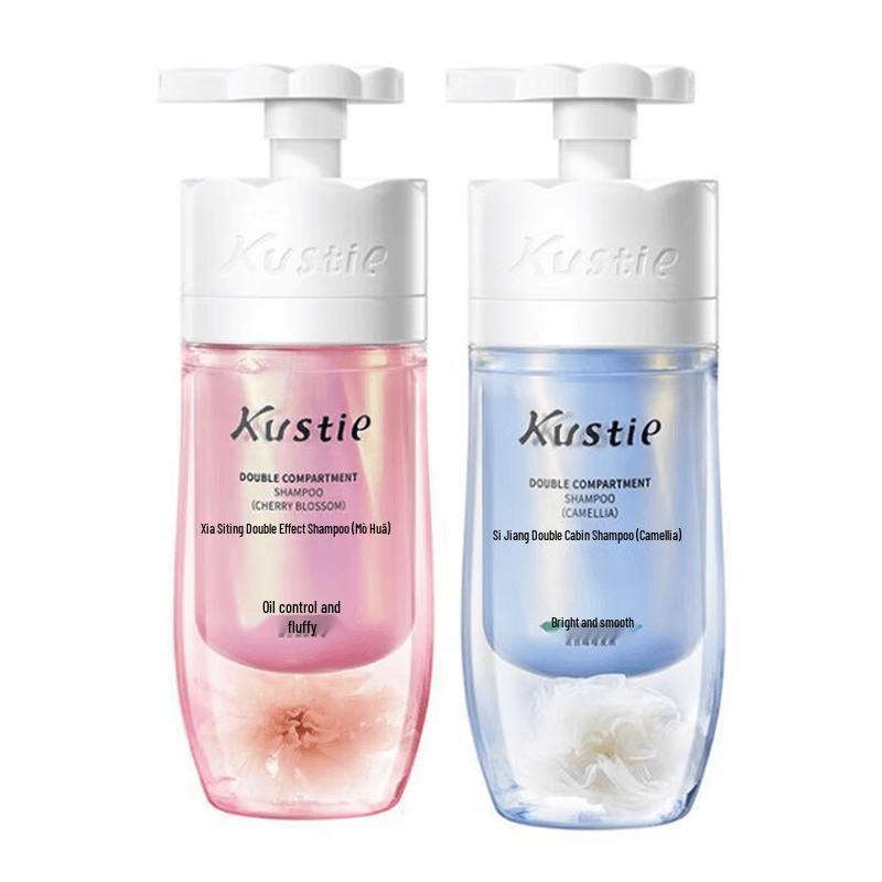 Kustie Dual-Chamber Shampoo Set