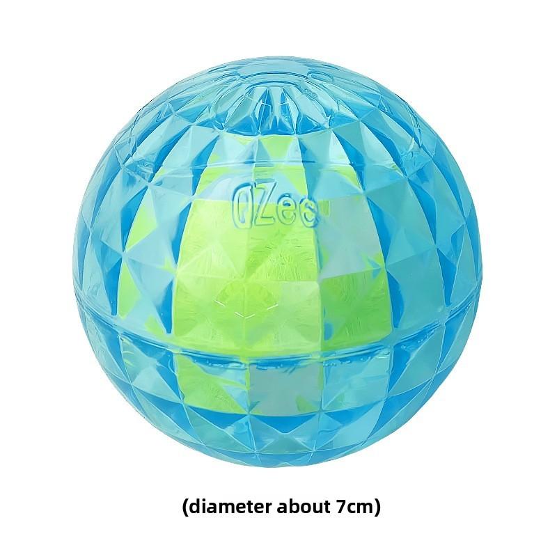 Haustier-Sprachaktiviertes Gummi-Spielzeug mit Leuchte für kleine Hunde zum Spielen im Freien