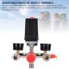 Air Compressor Pressure Switch 175PSI Vertical Switch Manifold Regulator with Valve Control Regulato