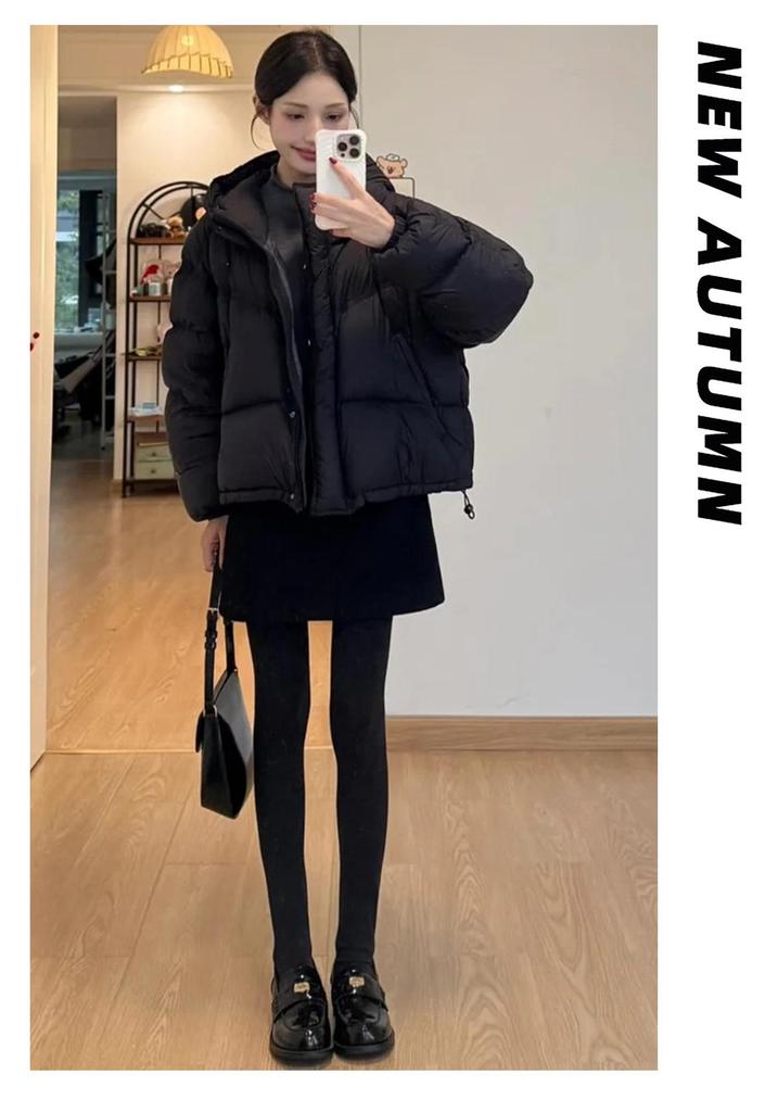 Women's Thickened Dark Gray Leggings, Plus Velvet, Extra Warm, Autumn/Winter Outerwear with Lambswool