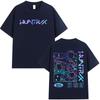 KPop Demon Hunter T-shirt From Anime Rumi Mira Zoey Men's and Women's Same Oversized High-quality Cotton Comfortable Streetwear