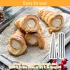 20/30Pcs Cannoli Tubes Stainless Steel Cream Horn Mold Non-Stick Cannoli Forms Conical Tube Cone Dessert Pastry Roll Baking Tool