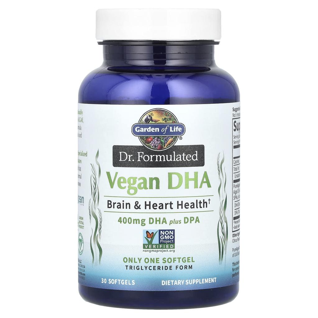 Dr. Formulated Vegan Dha Plus Dpa, 30 Softgels