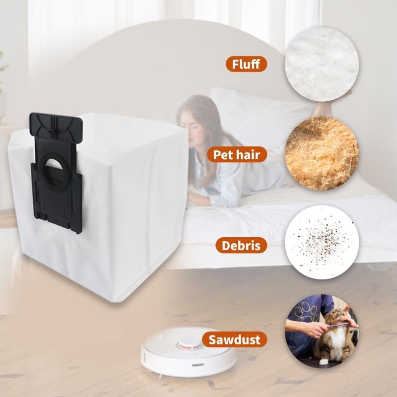 Leak Proof Dust Collection Bag for Robot Vacuum Cleaner Home Cleaning Machine Accessories Household Vacuum Parts