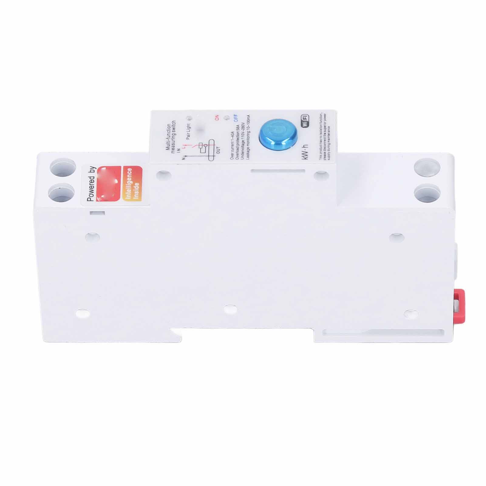 

Smart WiFi Circuit Breaker Overload Protection Remote Control Air Switch with Power Monitoring AC110‑280V