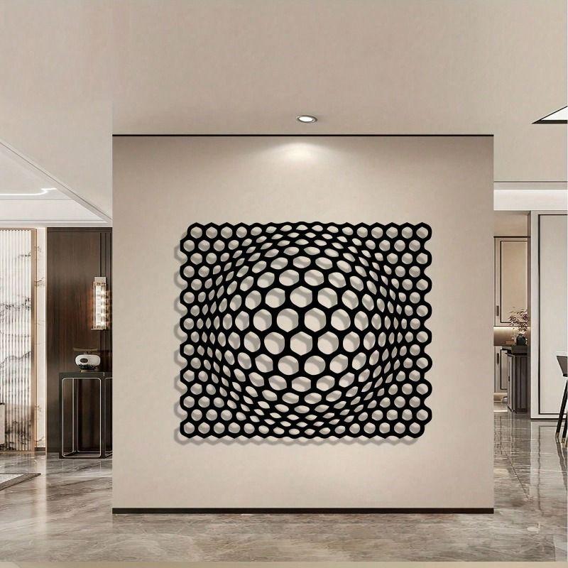 Metal Wall Decor Art Panel Modern Home Interior Ornament