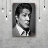 sylvester stallone Decor Poster Vintage Tin Sign Metal Sign Decorative Plaque for Pub Bar Man Cave Club Wall Decoration