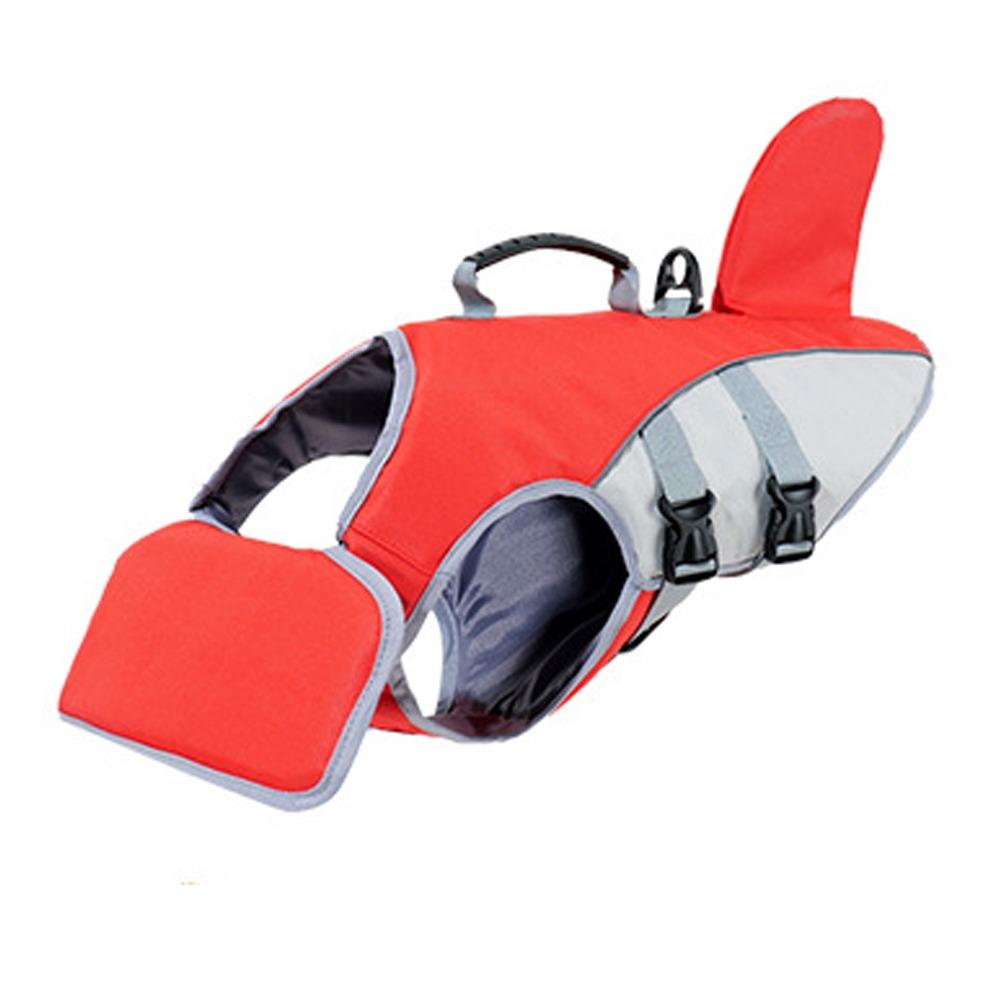 Back Traction Hook Dog Life Jacket Vest High Buoyancy Pet Safety Swimsuit  Hound