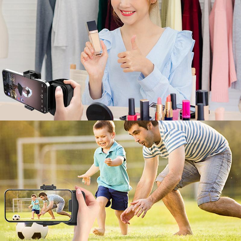 Phone Camera Grip Handle Holder With Light Wireless Smartphone Handle With Shutter Phone Filming Selfie Video Vlog Accessories